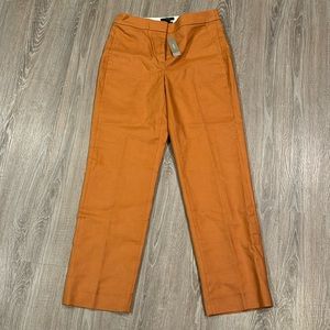 Kate straight-leg pant in stretch linen blend Pale Clay Size 2